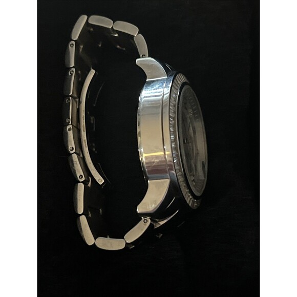 Silpada Finishing Touch Watch Stainless Steel Cubic Zirconia Retired Plus Links - Picture 5 of 10